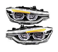 Accesorios for coche, faros delanteros Compatible con BMW F30 F35 Serie 3 2013-2019 320i 328i 335i F30, conjunto de luces de giro delanteras DRL(Original Xenon)