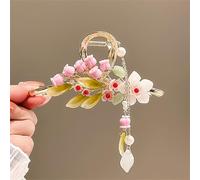 Accesorios for el cabello for mujer, pinzas for el cabello de plátano, flores moradas, campana, orquídea, niñas, tocado hecho a mano for mujer, pinza for el cabello, pinza for el cabello, accesorios f