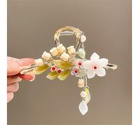 Accesorios for el cabello for mujer, pinzas for el cabello de plátano, flores moradas, campana, orquídea, niñas, tocado hecho a mano for mujer, pinza for el cabello, pinza for el cabello, accesorios f