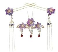 Accesorios for el cabello Hanfu chinos, palitos for el cabello, Accesorios for el cabello Hanfu Horquilla Traje antiguo Accesorios femeninos Tocado Horquilla Conjunto completo Tocado con horquillas