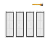 Accesorios for fregona, trapos y depósito de polvo compatibles con aspiradora Xiaomi Dreame W10 W10 Pro, filtro HEPA, cepillo lateral principal, cubierta de repuesto(Set8)