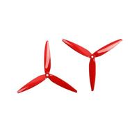Accesorios For Gemfan 2 Pares 5 Colores 7040 7,0x4,0 FPV PC 3 hélice Prop Blade CW CCW Eje a través de la máquina Motor más Especial 2407 Reparación y Accesorios (Color : Red 2pair)