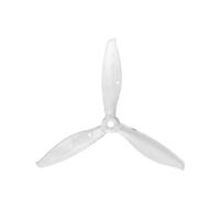 Accesorios For Gemfan 2 Pares 6 Colores 5149 5,1x4,9 FPV PC 3 hélices CW CCW Eje Especial for máquina de Cruce de Tres Cuchillas de Alta Velocidad Reparación y Accesorios (Color : Transparent 2pair)