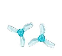 Accesorios For Gemfan 4 Pares 8 Uds 1mm 3 aspas 1219 1,2x1,9x3 31mm Motor sin escobillas de Copa Hueca CCW/CW hélice RC Drone Piezas de avión Reparación y Accesorios (Color : Through Blue)