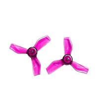 Accesorios For Gemfan 4 Pares 8 Uds 1mm 3 aspas 1219 1,2x1,9x3 31mm Motor sin escobillas de Copa Hueca CCW/CW hélice RC Drone Piezas de avión Reparación y Accesorios (Color : Through Purple)