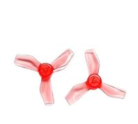 Accesorios For Gemfan 4 Pares 8 Uds 1mm 3 aspas 1219 1,2x1,9x3 31mm Motor sin escobillas de Copa Hueca CCW/CW hélice RC Drone Piezas de avión Reparación y Accesorios (Color : Through Red)