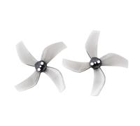 Accesorios For GEMFAN 4 Pares 8 Uds D51 2020 2x2x4 2 Pulgadas 50,3mm hélice de PC de 4 aspas 1,5mm for RC FPV Racing Freestyle Tinywhoop BETA85X Drone Reparación y Accesorios (Color : Clear Gray)