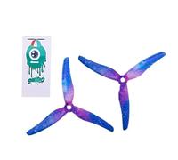Accesorios For Gemfan 8 uds/4 Pares 51433 5 Pulgadas 3 aspas/hélices de Tres aspas CW CCW Motor sin escobillas hélice FPV for Dron de Carreras con visión en Primera Persona Reparación y Accesorios (C