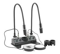 Accesorios for microscopio digital de mano Iluminador de microscopio Video LED 4 en 1 Microscopio estéreo Cámara Iluminador Foco Tubo de cuello de cisne LED doble + Anillo de luz de 60 LED + microscop