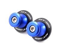 Accesorios for motocicleta, deslizadores de tornillos de soporte de carretes basculantes de aluminio CNC de 6 mm, compatibles con MT125, MT 125, MT-125, años 2015, 2016, 2017 y 2018.(Blue)