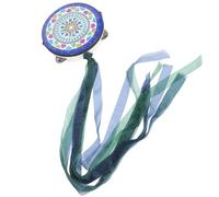 Accesorios for panderetas de cinta, poliéster, pequeños instrumentos percusión, cuerpo madera, cascabeles metal, fotografía Hanfu Panderetas para Adultos