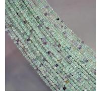 Accesorios for pulseras DIY, redondos y facetados, ideales for la creación de joyas(2mm about 185pcs)