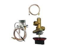Accesorios for quemadores de estufa, válvula de seguridad de Gas de cobre con dispositivo de protección contra llamas