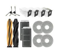 Accesorios for Robot Aspirador, Compatibles Con Dreame L40S Pro Ultra/X50Ultra/ X50 Master/L50ProUltra/MOVA V50Ultra, Reemplazo De Filtro De Bolsa De Tela for Fregona(Set 12)