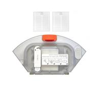 Accesorios for robot aspirador con filtro 2 en 1, caja de recolección de polvo con tanque de agua, accesorios de filtro Hepa compatibles con Mijia E10 E12 B112