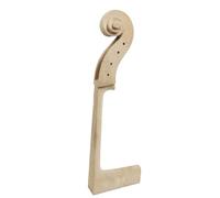Accesorios for violonchelo Piezas de madera de arce tallada Cabeza de violonchelo Mástil 4/4 3/4 1/2 Diapasón Clavijas Cordal Puente Cuerdas(4-4)