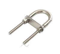 Accesorios for yates con perno en U marino, herrajes de acero inoxidable for barcos, almohadillas de tornillo for perno en U, tornillo con tuerca, proa, popa, cuerda de ojo, aparejo para fontanería, r