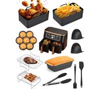 Accesorios Freidora de Aire Accesorios Airfryer para Ninja Foodi AF400EU AF300EU AF500EU y Freidoras de Aire de Doble Zona 7.6L-9.5L