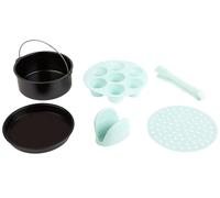 Jata JESA2090 - Accesorios para freidora de aire sin aceite de 4 o más litros. Antiadherentes. 6 piezas. Sin BPA. Fáciles de limpiar