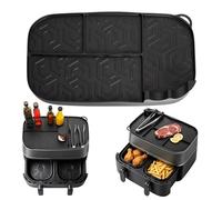 Accesorios Freidora de Aire Ninja AF400 AF451 DZ401 Alfombrilla de Silicona Antideslizante con 3 Zonas Apta Lavavajillas Para Ninja Foodi Max Dual Zone 10,4L Cocina Limpia y Organizada
