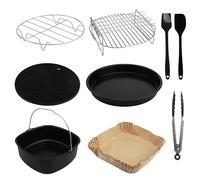 Accesorios Freidora de Aire para COSORI Turboblaze XXL 5,5 L/6L/6,2L/6,4L, 22cm 22 cm Airfryer Accesorios para Philips Airfryer XXL 7,2 L, 8,3 L, Cecotec 6L, Klamer 8,5L