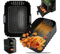 Accesorios Freidora de Aire para Philips Airfryer Serie 4000 10L, Compatible con NA460/NA462, Molde de Silicona con Orificios de Ventilación, Mejor Circulación de Aire