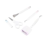 Accesorios, Herramientas de Deshierba de Vinilo Multiusos, 6 Piezas, Kit de Herramientas de Deshierba de Vinilo, Pala, Tijeras, Pinzas, Herramientas de Tallado de Arte,