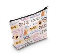 Accesorios inspirados en álbumes de cantantes para bolsa de maquillaje con cremallera, artículos de letras de canciones para fans, Heard Magic-py1, MB