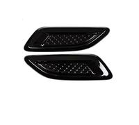 Accesorios Interior Automóvil para Land para Rover para Discovery 4 5 para Range para Rover para Evoque Exterior Coche Salida Ventilación Capó Moldura Alerón Interior Coche(Negro)