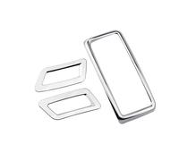 accesorios interior coch Compatible Con Para Xtrail T32 Para Rogue 2014 2015 2016 2017 2018 2019 2020 Cubierta Adhesiva Moldura Decorativa Rejillas Aire Delanteras Traseras Coche(3PCS)