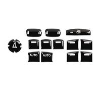 accesorios interior coch Para CR-V 2017 2018 2019 2020 2021 13pcs Reposabrazos Puerta Coche Interruptor Ventana Botón Moldura Cubierta Pegatina Decoración Interior Auto