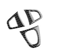 accesorios interior coch Para Fluence Para Megane 3 Para Scenic 2009 2010 2011 2012 2013 2014 2015 Coche Volante Moldura Pegatina Decoración Interior Auto(Black)