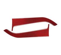 Accesorios Interior Coche 2 Pegatinas Protectoras Para Panel De Puerta Delantera Interior De Coche, Antipatadas, Para Ford Para Mustang 2015-2021 Consola Central Panel Pegatina(Rojo)