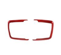 Accesorios Interior Coche Para Serie 1 2 3 4 F30 F31 F32 F34 F20 F21 F36 X5 F15 X6 F16 ABS Interruptor De Ajuste De Faros Delanteros Marco Adhesivo. Interior Coche(Red)