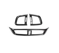 Accesorios Interior Embellecedor Interior Coche Pegatinas ABS Manija Puerta Ventana Accesorio Engranaje Para CRV 2017 2018 2019 Volante A Derecha Pegatinas(Central air vent)