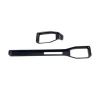 Accesorios Interior Para Ford Para Mustang 2024 2025 2 Uds Accesorios Coche Negro Carbono Consola Salpicadero Salida Aire Moldura Tira Cubierta Embellecedora ABS Pegatinas