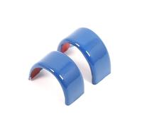 Accesorios Interior Para Serie 5 G60 2024 2025 Línea Central Pegatina Marcado Rojo Accesorios ABS Volante Coche Marcador Retorno Cubierta Embellecedora Pegatinas(Azul)