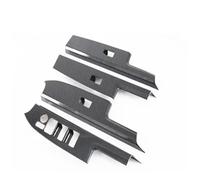 Accesorios Interior Para Toyota BZ4X EA10 ABS Fibra Carbono Reposabrazos Puerta Cubierta Interruptor Elevación Ventana Cambio Marchas Cubierta Ventilación Aire Adornos Pegatinas(Window Switch LHD)