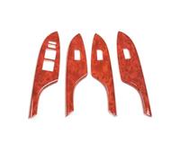 Accesorios Interior Para Toyota Para Corolla 2007-2013 LHD Y RHD Estilo Coche Puerta Apoyabrazos Ventana Interruptor Cubierta Embellecedor Pegatinas ABS Pegatinas(RHD 2)