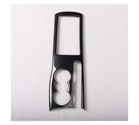 Accesorios Interior Para TT 2008-2014 Accesorios Interiores Para Volante A Izquierda ABS Panel Posavasos Decoración Embellecedor Marco Estilo Pegatinas(Carbon Fiber Black)