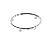 Accesorios Interiores 1 Unidad/4 Uds. Para Ford Para Focus 2 Para MK2 2005-2013 Embellecedor De Aire Acondicionado Decoración Salida Pegatina Anillo Circular(1pc Birght Silver)