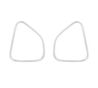 Accesorios Interiores Accesorios De La Cubierta Decoración Del Sonido Altavoz Estéreo Puerta Delantera Coche Para Dodge Para Charger 2011 Up(Plata)