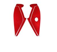 Accesorios interiores Adhesivo Fibra Carbono Suave Real Para Moldura Anticolisión Puerta Para Toyota Para Supra GR A90 A91 MK5 2019-2022 2023 2024 2025 Accesorios Interior(For LHD Red)