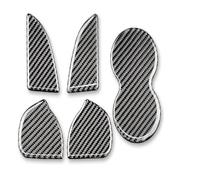 Accesorios interiores Adhesivo Para Interior Coche Fibra Carbono Suave Para Dodge Para Challenger 2015-2017, 2018, 2019, 2020, 2021, 2022 2023 Molduras interiores(Door Groove Mat)