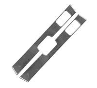 Accesorios interiores Adhesivo Para Moldura Interior De Puerta De Para Dodge Para Challenger 2008-2014, Fibra De Carbono Suave Auténtica Molduras interiores