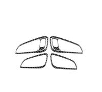 Accesorios Interiores Coche Adhesivo Embellecedor Del Panel La Manija Interior Puerta Para Focus Para SE Para RS Para ST 2015-2018 Volante A Izquierda O A Derecha(Negro)