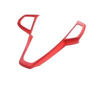 Accesorios Interiores Coche Embellecedor Marco Volante ABS Para Serie 3/5/7 Para X3 Para X5 Para X7 2019-2020 Accesorios Para Coche(Rojo)