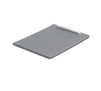 Accesorios Interiores Embellecedor Interior para VW para Passat B6 B7 CC 2006-2015 3CD857503 Interior Fibra Carbono Persianas Correderas Coche Portavasos Reemplazo Cubierta Persiana Enrollable(Grey)