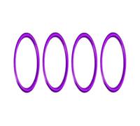 Accesorios interiores Para A3 S3 2013-2017/Q2 2017 4X Cubierta Anillo Salida Ventilación Aire Acondicionado Coche Embellecedor Adhesivo Decorativo Accesorios de Interior(Purple Out Ring)