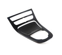 Accesorios interiores Para Benz Clase E W213 E200 E300 Para E350 2016-2018 Embellecedor Adhesivo Para Consola Central Coche, Portavasos, Panel Cambios Molduras interiores(Negro)